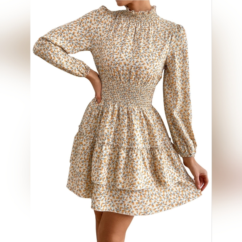 NWOT Elings Mock Neck Dress